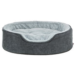 Trixie Vital Hondenmand Lino Soft Ovaal Grijs / Lichtgrijs 110X92Cm