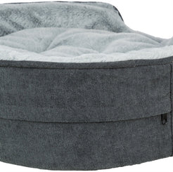 Trixie Vital Hondenmand Lino Soft Ovaal Grijs / Lichtgrijs 110X92Cm