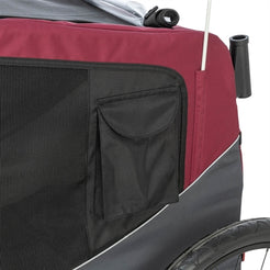 Trixie Hondenfietskat Grijs / Rood 76/136X66X74 Cm