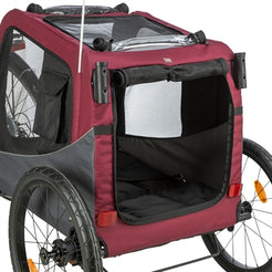 Trixie Hondenfietskat Grijs / Rood 76/136X66X74 Cm