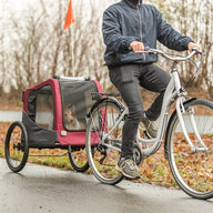 Trixie Hondenfietskat Grijs / Rood 76/136X66X74 Cm