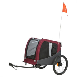 Trixie Hondenfietskat Grijs / Rood 76/136X66X74 Cm