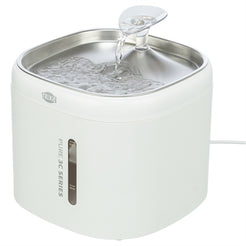 Trixie Drinkfontein Aqua Pure Kunststof / Rvs Wit 18X18X14,5 Cm