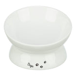 Trixie Voerbak / Drinkbak Dogs Keramiek Verhoogd Wit 17X17X13,5 Cm