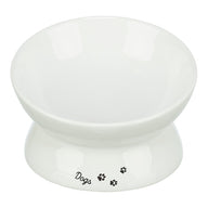 Trixie Voerbak / Drinkbak Dogs Keramiek Verhoogd Wit 17X17X13,5 Cm