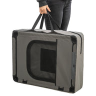 Trixie Opvouwbare Ren 8 Elementen Grijs / Zwart 59X78 Cm