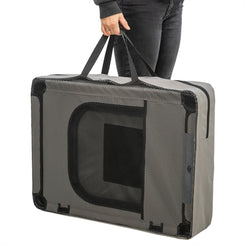Trixie Opvouwbare Ren 8 Elementen Grijs / Zwart 59X78 Cm