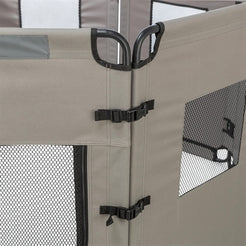 Trixie Opvouwbare Ren 8 Elementen Grijs / Zwart 59X78 Cm