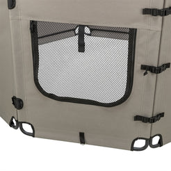 Trixie Opvouwbare Ren 8 Elementen Grijs / Zwart 59X78 Cm