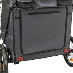 Trixie Fietskar Opvouwbaar Snelvouw Functie Tot 45Kg Grijs Xl 87,5X93/150X97 Cm