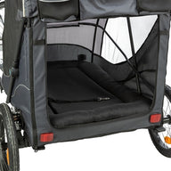 Trixie Fietskar Opvouwbaar Snelvouw Functie Tot 45Kg Grijs Xl 87,5X93/150X97 Cm