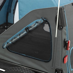 Trixie Fietskar Tot 45 Kg Blauw / Grijs L 81X112/155X112 Cm