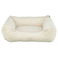Trixie Vital Hondenmand Jonna Hoekig Ribfluweel Creme 120X80 Cm