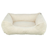 Trixie Vital Hondenmand Jonna Hoekig Ribfluweel Creme 120X80 Cm