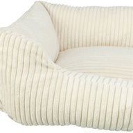 Trixie Vital Hondenmand Jonna Hoekig Ribfluweel Creme 120X80 Cm