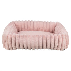 Trixie Hondenmand Lonni Hoekig Ribfluweel Roze 80X60 Cm