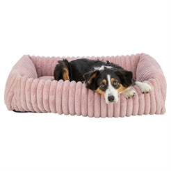 Trixie Hondenmand Lonni Hoekig Ribfluweel Roze 80X60 Cm