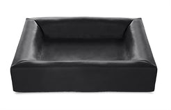 Bia Bed Kunstleer Hoes Hondenmand Zwart Bia-3 70X60X15 Cm
