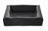 Bia Bed Kunstleer Hoes Hondenmand Zwart Bia-3 70X60X15 Cm