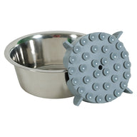 Zolux Slowfeeder / Inzet Stuk Voor Voerbak Silicone Blauw 13,5X13,5X3,5 Cm