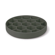 Zolux Voebrak Hond Slow Feed Met Zuignappen Silicone Grijs 16X16X4,5 Cm