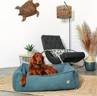 Zolux Hondenmand Toscane Hoekig Gerecyclede Vulling Blauw 75X55X25 Cm