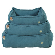 Zolux Hondenmand Toscane Hoekig Gerecyclede Vulling Blauw 75X55X25 Cm