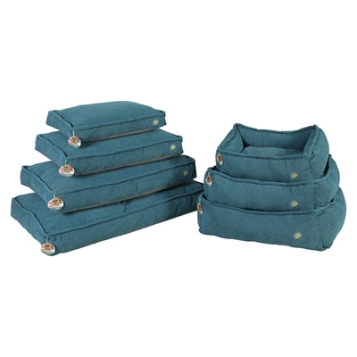 Zolux Hondenmand Toscane Hoekig Gerecyclede Vulling Blauw 75X55X25 Cm