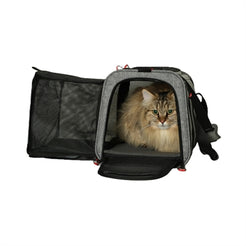 Zolux Reismand Hond / Kat Uitbreidbaar Maximaal 8 Kg Grijs / Zwart  L 58X49X29 Cm <8Kg