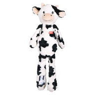 Zolux Furry Farm Koe Isache Pluche Met Touw Wit / Zwart 32X21X6 Cm