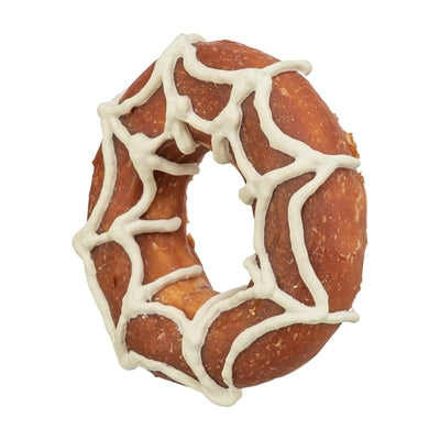 Trixie Halloween Donut Met Kippenborst En Eendenborst 8,5X8,5X2 Cm 70 Gr