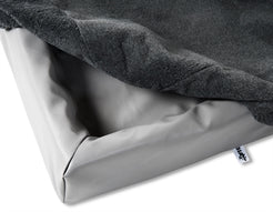 Bia Bed Fleece Hoes Hondenmand Grijs Bia-2 60X50X12,5 Cm